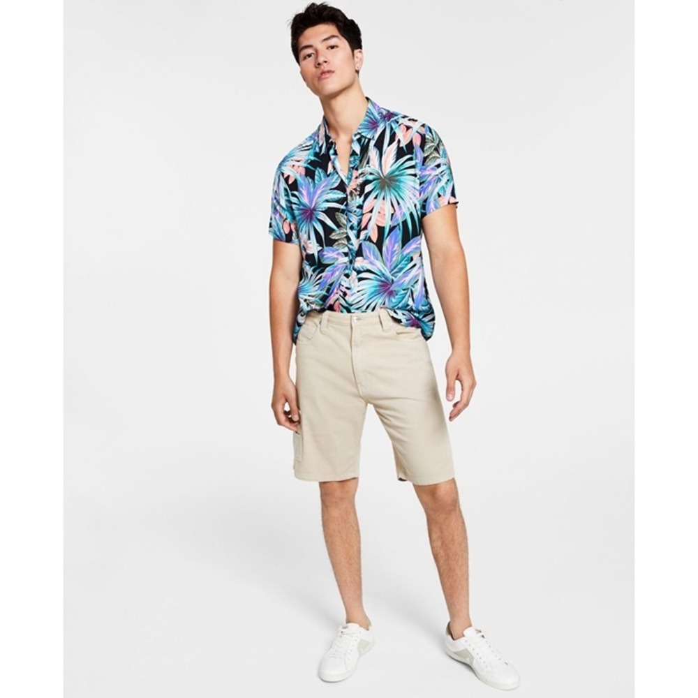 GUESS Originals Carpenter‎ Shorts Utility, Khaki Beige, Size 34, NWT